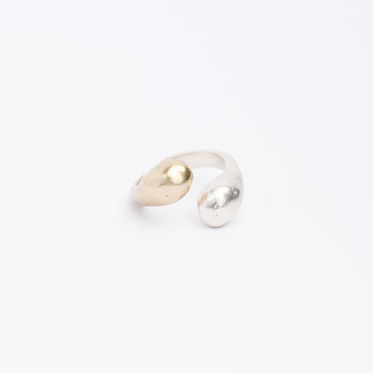 Two-Tone Open Ring